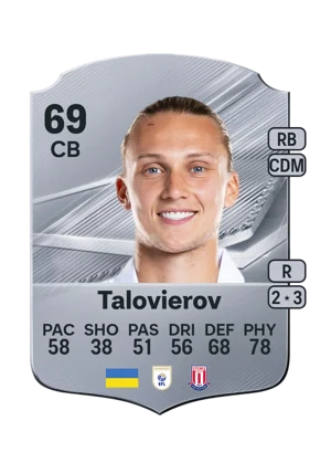 Talovierov - 69 - Rare EA FC 27 card