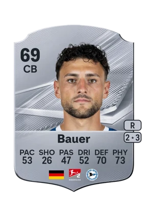 Bauer - 69 - Rare EA FC 27 card