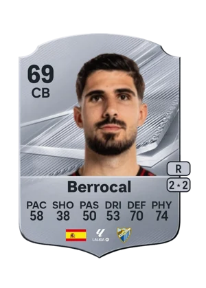 Berrocal - 69 - Rare EA FC 27 card