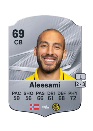 Aleesami - 69 - Rare EA FC 27 card