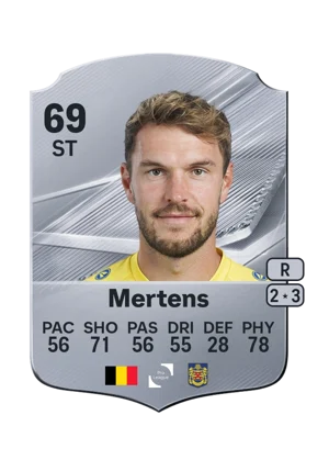 Mertens - 69 - Rare EA FC 27 card