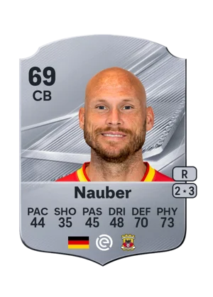 Nauber - 69 - Rare EA FC 27 card