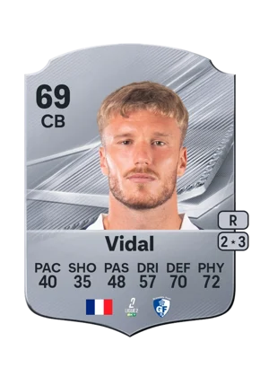 Vidal - 69 - Rare EA FC 27 card