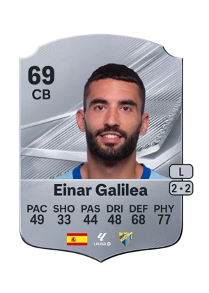 Einar Galilea - 69 - Rare EA FC 27 card