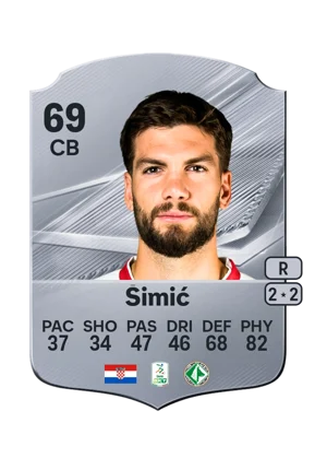Šimić - 69 - Rare EA FC 27 card