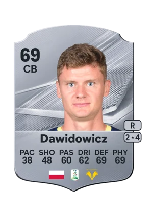 Dawidowicz - 69 - Rare EA FC 27 card