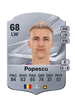 Popescu - 68 - Rare EA FC 27 card