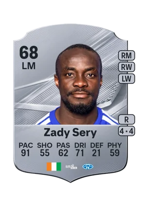 Zady Sery - 68 - Rare EA FC 27 card