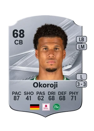 Okoroji - 68 - Rare EA FC 27 card