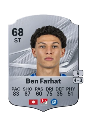 Ben Farhat - 68 - Rare EA FC 27 card
