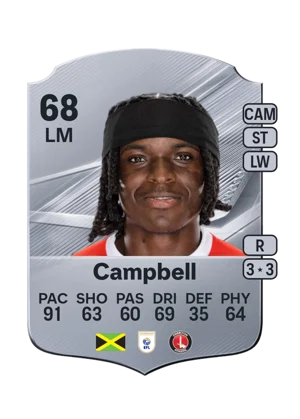 Campbell - 68 - Rare EA FC 27 card