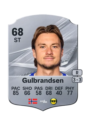 Gulbrandsen - 68 - Rare EA FC 27 card