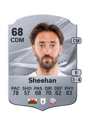 Sheehan - 68 - Rare EA FC 27 card
