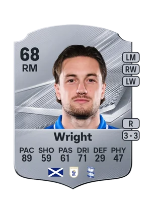 Wright - 68 - Rare EA FC 27 card