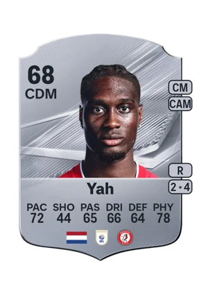 Yah - 68 - Rare EA FC 27 card