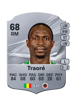 Traoré - 68 - Rare EA FC 27 card