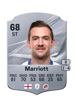 Marriott - 68 - Rare EA FC 27 card