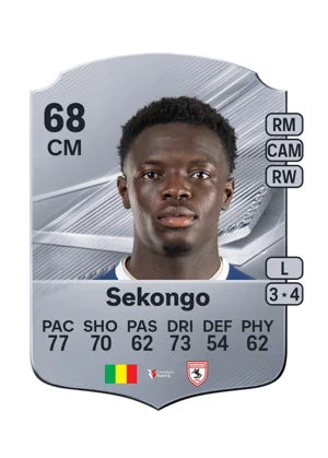Sekongo - 68 - Rare EA FC 27 card