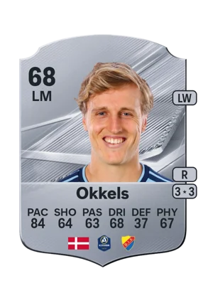 Okkels - 68 - Rare EA FC 27 card