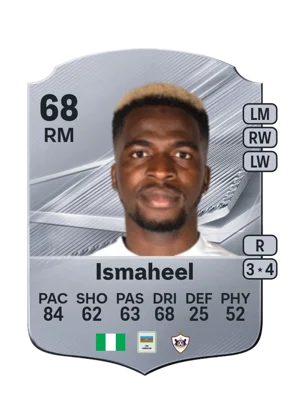 Ismaheel - 68 - Rare EA FC 27 card