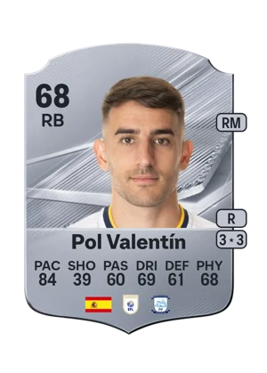 Pol Valentín - 68 - Rare EA FC 27 card