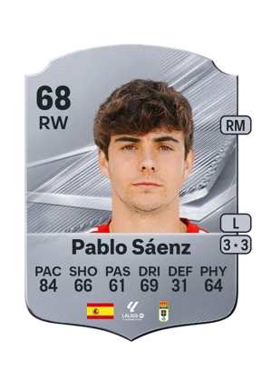 Pablo Sáenz - 68 - Rare EA FC 27 card
