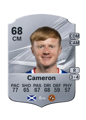 Cameron - 68 - Rare EA FC 27 card