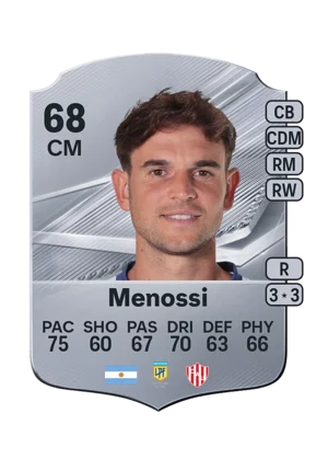 Menossi - 68 - Rare EA FC 27 card