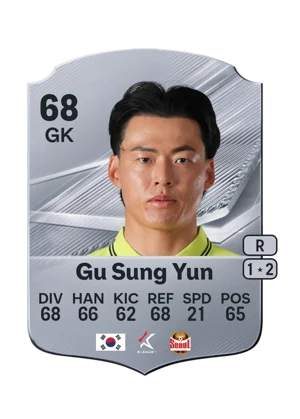 Gu Sung Yun - 68 - Rare EA FC 27 card