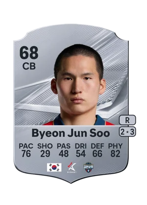 Byeon Jun Soo - 68 - Rare EA FC 27 card
