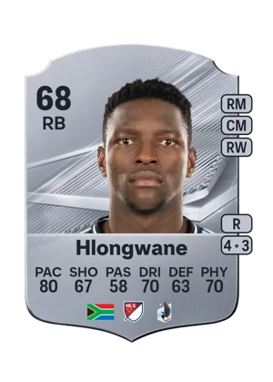 Hlongwane - 68 - Rare EA FC 27 card