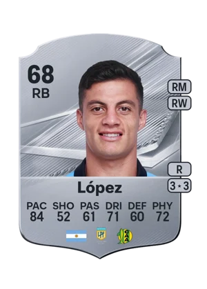 López - 68 - Rare EA FC 27 card