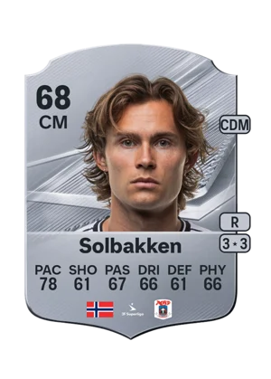 Solbakken - 68 - Rare EA FC 27 card