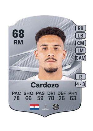 Cardozo - 68 - Rare EA FC 27 card