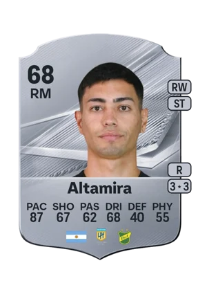Altamira - 68 - Rare EA FC 27 card