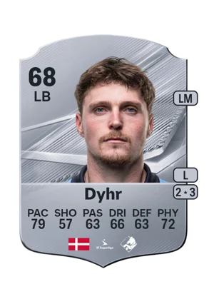 Dyhr - 68 - Rare EA FC 27 card