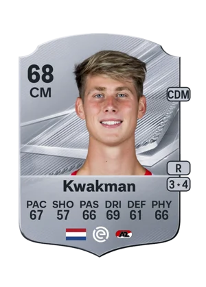 Kwakman - 68 - Rare EA FC 27 card