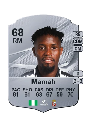 Mamah - 68 - Rare EA FC 27 card