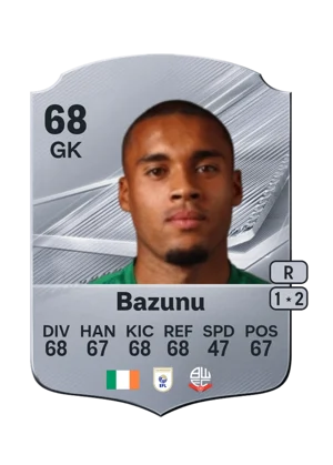 Bazunu - 68 - Rare EA FC 27 card