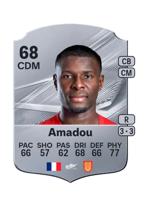 Amadou - 68 - Rare EA FC 27 card