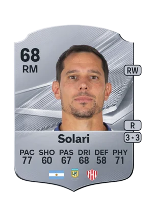 Solari - 68 - Rare EA FC 27 card