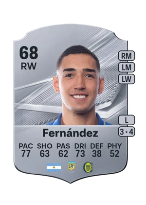Fernández - 68 - Rare EA FC 27 card