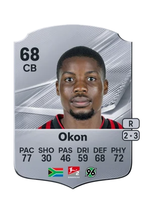 Okon - 68 - Rare EA FC 27 card