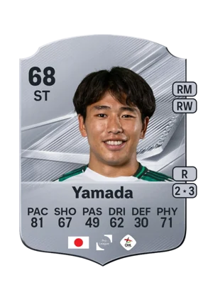 Yamada - 68 - Rare EA FC 27 card