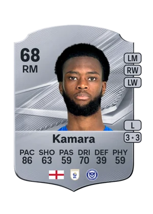 Kamara - 68 - Rare EA FC 27 card