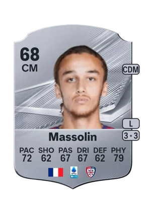Massolin - 68 - Rare EA FC 27 card