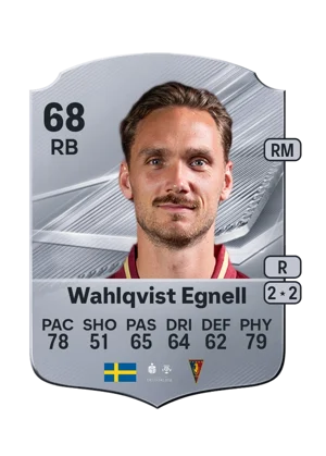 Wahlqvist Egnell - 68 - Rare EA FC 27 card