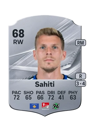 Sahiti - 68 - Rare EA FC 27 card