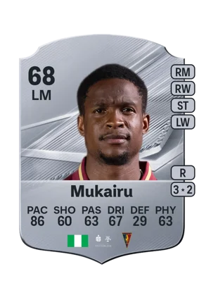 Mukairu - 68 - Rare EA FC 27 card