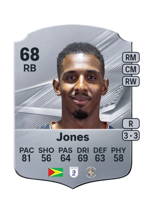 Jones - 68 - Rare EA FC 27 card